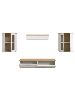 xonox.home Möbel-Sets<Wohnkombination (B/H/T: 336x161x40 cm) in Sibiu Lärche Nachbildung
