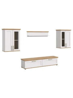 xonox.home Möbel-Sets<Wohnkombination (B/H/T: 336x161x40 cm) in Sibiu Lärche Nachbildung