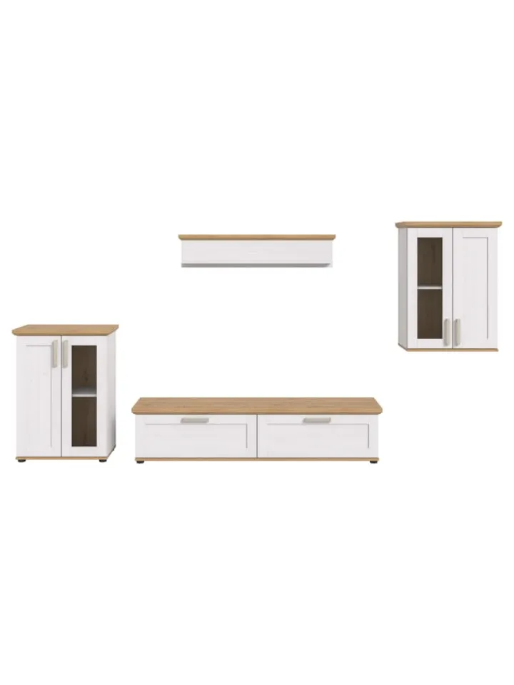 xonox.home Möbel-Sets<Wohnkombination (B/H/T: 336x161x40 cm) in Sibiu Lärche Nachbildung