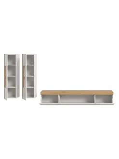 xonox.home Möbel-Sets<Wohnkombination (B/H/T: 270x34x33 cm) in weiß