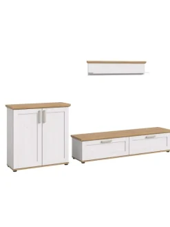 xonox.home Möbel-Sets<Wohnkombination (B/H/T: 260x151x40 cm) in Sibiu Lärche Nachbildung
