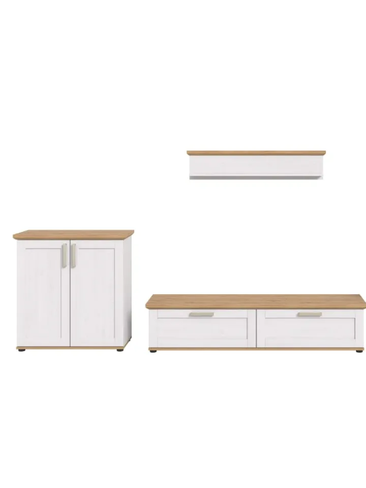 xonox.home Möbel-Sets<Wohnkombination (B/H/T: 260x151x40 cm) in Sibiu Lärche Nachbildung