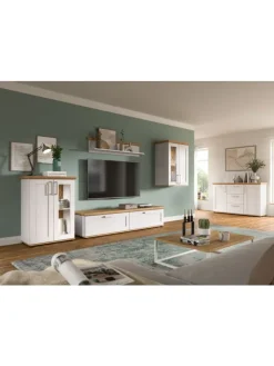 xonox.home Möbel-Sets<Wohnkombination (B/H/T: 336x161x40 cm) in Sibiu Lärche Nachbildung