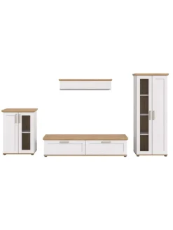 xonox.home Möbel-Sets<Wohnkombination (B/H/T: 336x161x40 cm) in Sibiu Lärche Nachbildung