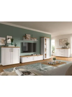 xonox.home Möbel-Sets<Wohnkombination (B/H/T: 336x161x40 cm) in Sibiu Lärche Nachbildung