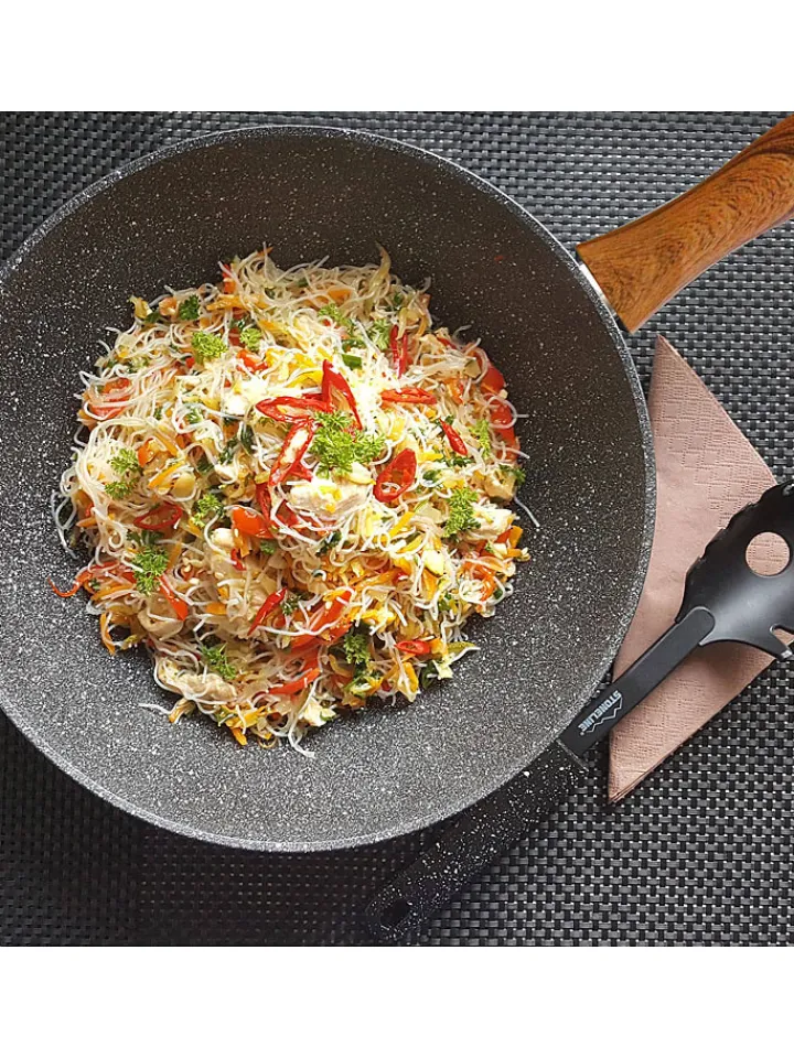 Stoneline Kochgeschirr<Wok ''Back to Nature'' in Grau - Ø 30 cm