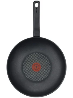 Tefal Kochgeschirr<Wokpfanne "Resist" in Grau/ Schwarz - Ø 28 cm
