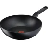 Tefal Kochgeschirr<Wokpfanne "Titanium Force" in Schwarz - Ø 28 cm