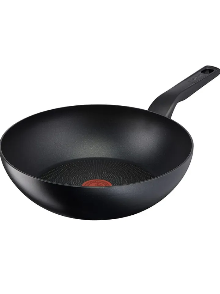 Tefal Kochgeschirr<Wokpfanne "Titanium Force" in Schwarz - Ø 28 cm
