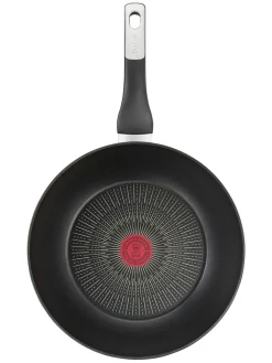 Tefal Kochgeschirr<Wokpfanne "Unlimited" in Schwarz - Ø 28 cm