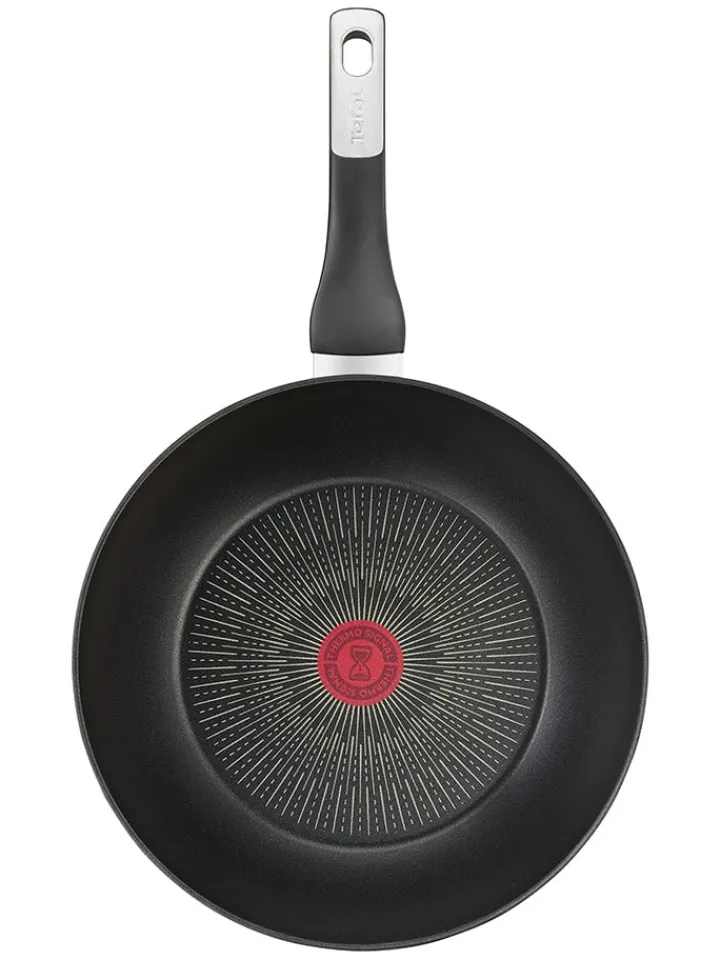 Tefal Kochgeschirr<Wokpfanne "Unlimited" in Schwarz - Ø 28 cm