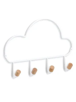 Zeller Present Garderoben<Wolkenförmiger Wandhaken in weiß