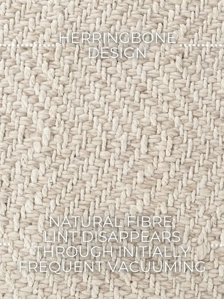 Hanse Home Teppiche & Fußmatten<Woll-Teppich "Majoli" in Creme/ Weiß