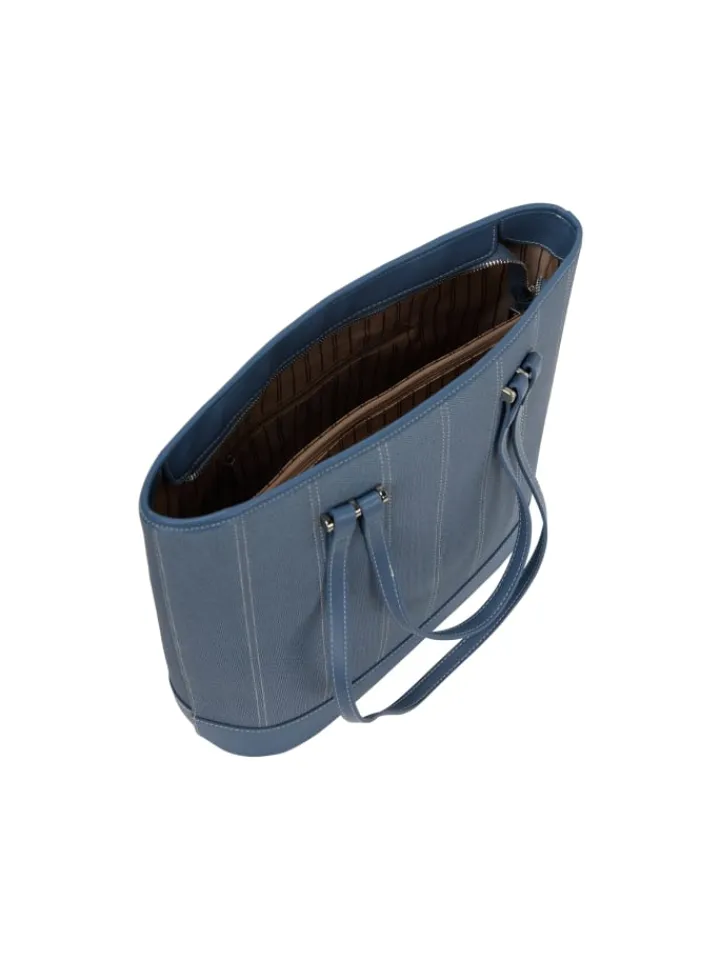 usha BLUE LABEL Einkaufstaschen & -Trolleys<Women Tote Bag in Denim Blue