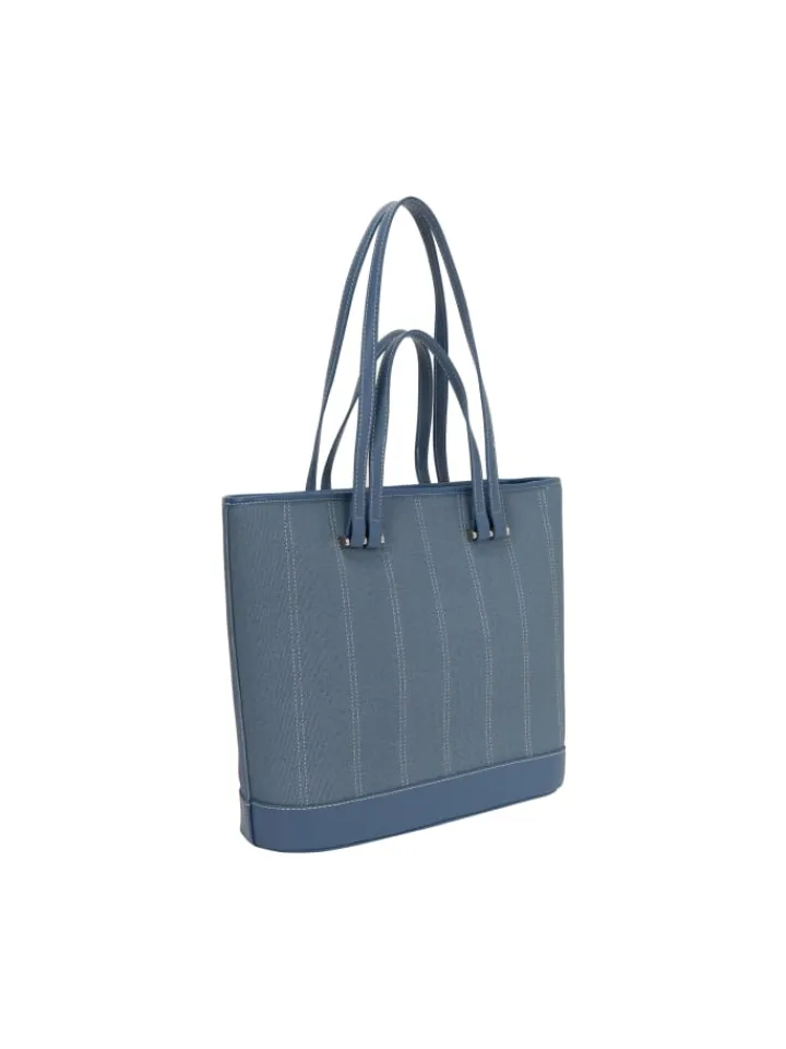 usha BLUE LABEL Einkaufstaschen & -Trolleys<Women Tote Bag in Denim Blue