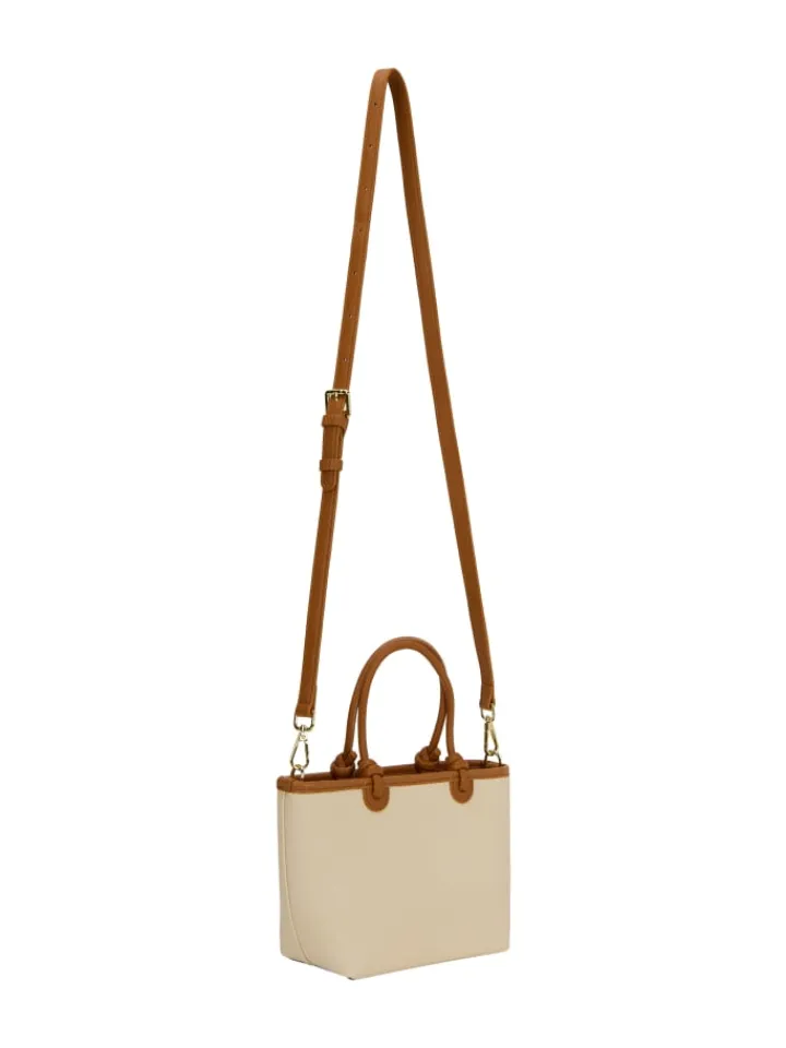 gaya Einkaufstaschen & -Trolleys<Women Tote Bag in White Brown