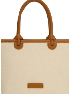 gaya Einkaufstaschen & -Trolleys<Women Tote Bag in White Brown