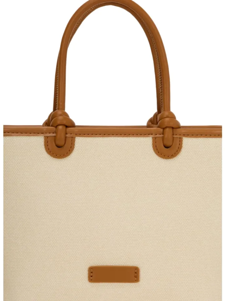 gaya Einkaufstaschen & -Trolleys<Women Tote Bag in White Brown