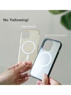 Apple Smartphones & Zubehör<Woodcessories ECO637, Cover, , iPhone 14, 15,5 cm (6.1 Zoll), Transparent