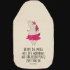 Mr. & Mrs. Panda Wärmflaschen & -Kissen<Wärmekissen Einhorn Ballerina mit Spruch in Weiß