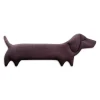 Leschi Kindermöbel|Wärmflaschen & -Kissen<Wärmekissen "Hund Winston" in Lila - (B)52 x (H)20 x (T)4 cm