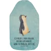 Mr. & Mrs. Panda Wärmflaschen & -Kissen<Wärmekissen Pinguin mHerzieren mit Spruch in Eisblau