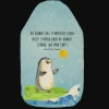 Mr. & Mrs. Panda Wärmflaschen & -Kissen<Wärmekissen Pinguin Surfer mit Spruch in Eisblau