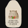 Mr. & Mrs. Panda Wärmflaschen & -Kissen<Wärmflasche Bär Gefühl mit Spruch in Weiß
