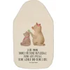 Mr. & Mrs. Panda Wärmflaschen & -Kissen<Wärmflasche Bär Kind mit Spruch in Weiß