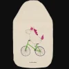 Mr. & Mrs. Panda Wärmflaschen & -Kissen<Wärmflasche Einhorn Radfahrer ohne Spruch in Weiß