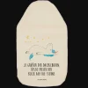 Mr. & Mrs. Panda Wärmflaschen & -Kissen<Wärmflasche Einhorn Sternenhimmel mit Spruch in Weiß