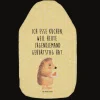 Mr. & Mrs. Panda Wärmflaschen & -Kissen<Wärmflasche Igel Kuchenstück mit Spruch in Gelb Pastell