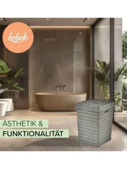 kobolo Wäschekörbe & -Ständer<Wäschekorb GREYWASHBIN in Grau
