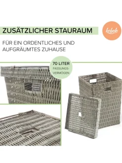 kobolo Wäschekörbe & -Ständer<Wäschekorb GREYWASHBIN in Grau