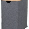 House Nordic Wäschekörbe & -Ständer<Wäschekorb in Anthrazit - (B)33 x (H)54 x (T)54 cm