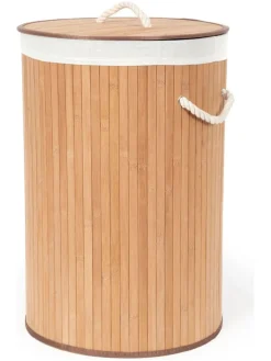 Compactor Wäschekörbe & -Ständer<Wäschekorb in Hellbraun - (H)60 x Ø 40 cm