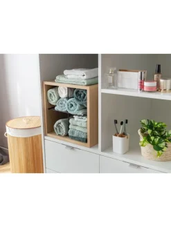 Compactor Wäschekörbe & -Ständer<Wäschekorb in Hellbraun - (H)60 x Ø 40 cm
