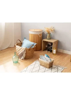 Compactor Wäschekörbe & -Ständer<Wäschekorb in Hellbraun - (H)60 x Ø 40 cm