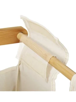 relaxdays Wäschekörbe & -Ständer<Wäschekorb in Natur - 25 l