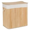 relaxdays Wäschekörbe & -Ständer<Wäschekorb in Natur - (B)62,5 x (H)62 x (T)42,5 cm