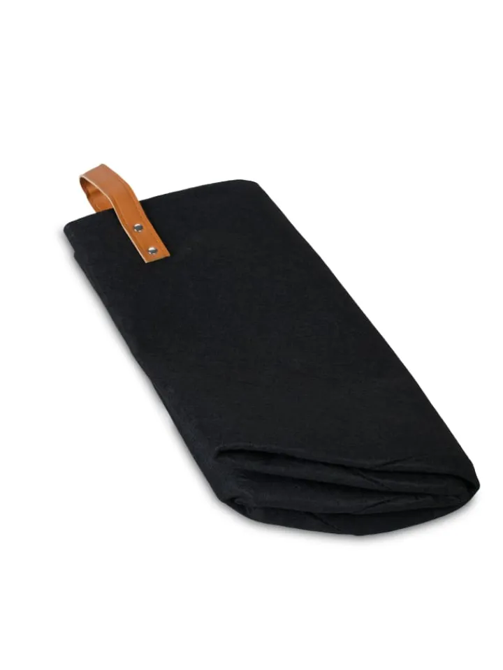 relaxdays Wäschekörbe & -Ständer<Wäschekorb in Schwarz - 28 Liter