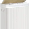Songmics Wäschekörbe & -Ständer<Wäschekorb in Weiß/ Beige - (B)60 x (H)61 x (T)40 cm