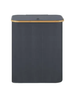 en.casa Wäschekörbe & -Ständer<Wäschekorb Rusko in Grau (H)69cm (B)57cm (T)37cm (V)140l