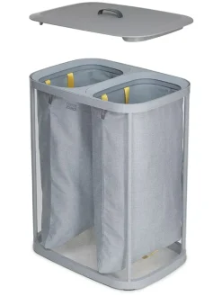 JosephJoseph Wäschekörbe & -Ständer<Wäschekorb "Tota" in Grau - 2x 45 l