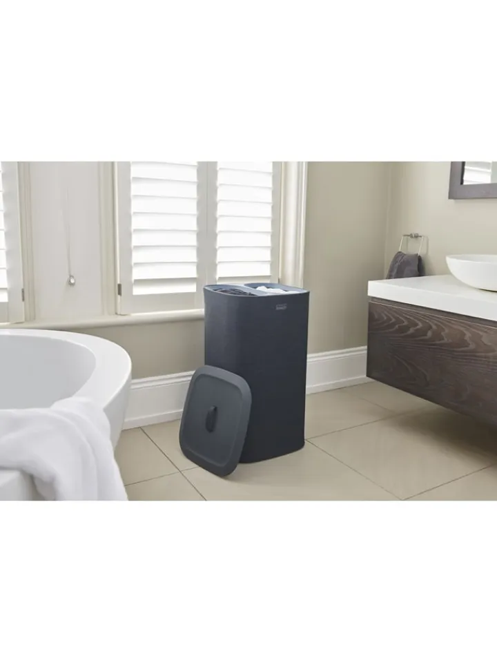 JosephJoseph Wäschekörbe & -Ständer<Wäschekorb "Tota" in Schwarz - 2x 30 l