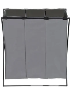 Wenko Wäschekörbe & -Ständer<Wäschekorb "Trio" in Grau - (B)69 x (H)76 x (T)37 cm