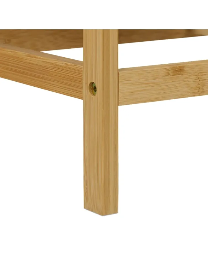 relaxdays Wäschekörbe & -Ständer<Wäschekorbregal in Mehrfarbig - (B)100 x (H)80 x (T)32 cm