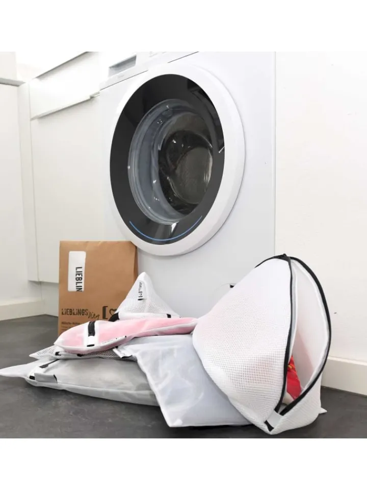 LIEBLINGS Ding Wäschekörbe & -Ständer<Wäschenetz 2er Set für BH`s Wäschenetz 2 in Weiß