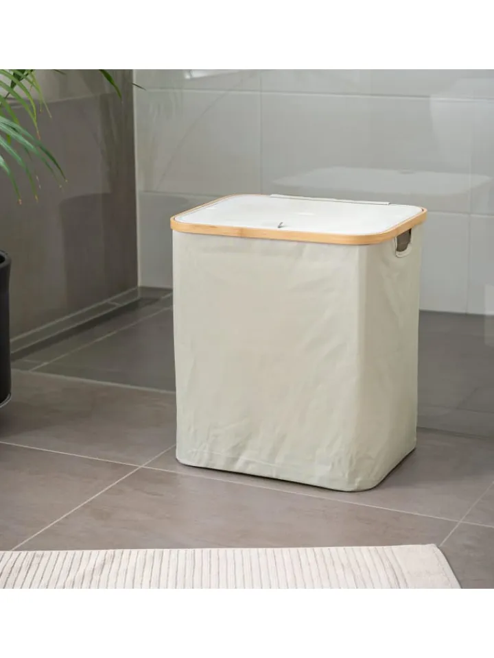 bremermann Wäschekörbe & -Ständer<Wäschesammler 60 Liter beig