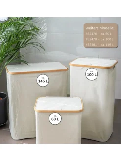bremermann Wäschekörbe & -Ständer<Wäschesammler 60 Liter beig